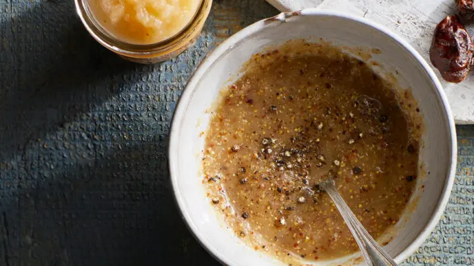 Date-Sweetened Mustard Dressing